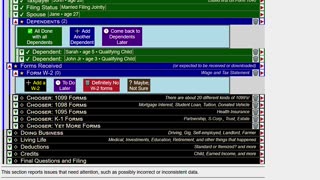 Tax Prep all on one page - Video #1