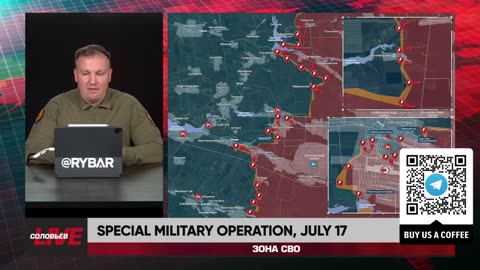 ❗️🇷🇺🇺🇦🎞 RYBAR HIGHLIGHTS OF THE RUSSIAN MILITARY OPERATION IN UKRAINE ON July 17, 2024