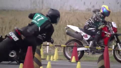 xr650r supermoto japan motogymkhana dunlop1 sit ride