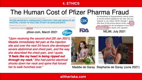 Maddie de Garay and Pfizer's trial #AllTheRisks