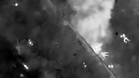 Ukrainian Night Bomber Drones Shredding Russian Infantry