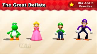 Mario Party The Top 100 Minigames - Yoshi Vs Luigi Vs Peach Vs Waluigi