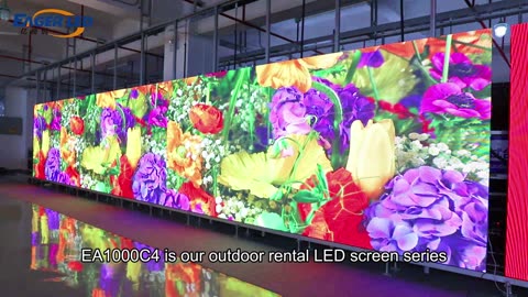 EagerLED thanks the Albanian customer for ordering EA1000C4 rental LED display