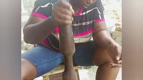 Preparation of fufu (cassava