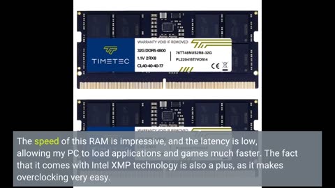 G.Skill RipJaws #DDR5 SO-DIMM Series (Intel XMP) 32GB-Overview