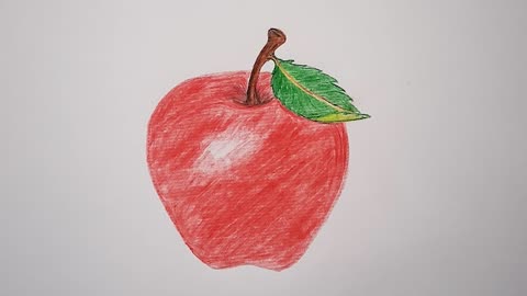 How to Draw an Apple | Step by step (very easy) | Art video