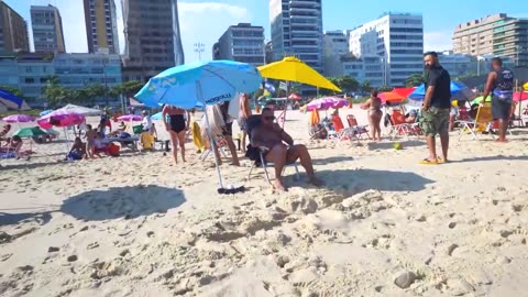HOT DAY 🔥- Carnival Beach PARTY Rio de Janeiro Brazil | 2023 LEBLON BEACH