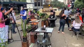 Video: Alcalde lanza plan piloto para apertura de restaurantes en calles de Bucaramanga