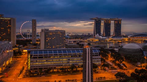 Three days in Singapore captured in 4K time lapse