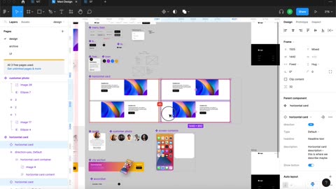 WEB DESIGN IN FIGMA ep.12 FEATURES Page – Free UX UI Course