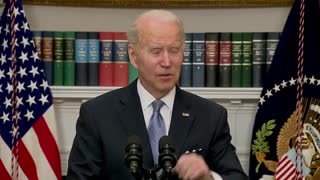 Biden asked about border, responds to entirely DIFFERENT question