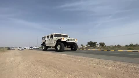 The world's largest Hummer car