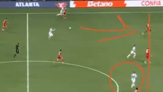 Messi Making Space Standing Still !