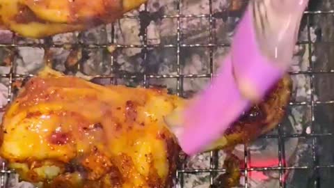 chicken leg || Nonveg food || Roasted chicken leg || Hungry Ghaziabadi