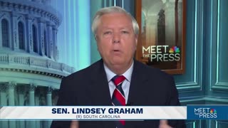 Lindsey Graham suggests dropping nuclear bombs on Iran and Palestine to defend Israel.