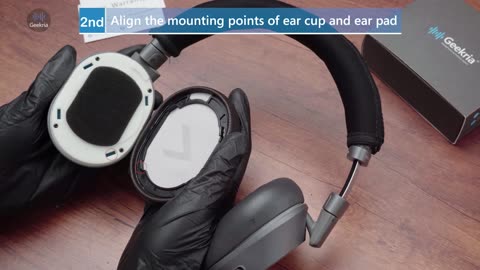 How to Replace Plantronics BackBeat PRO 2 Headphones Ear Pads / Cushions | Geekria