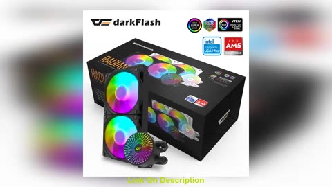 Get Ddarkflash DC240 Liquid Cpu Cooler 4 Pin Pwm 3 Pin 5V