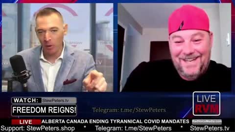Stew Peters features Canadian Patriot MUST SEE - How he fights and ENDs mandates!