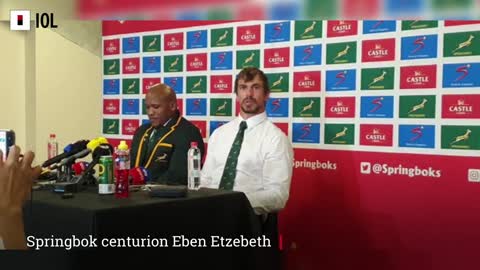 Eben Etzebeth on 100th Springbok Test