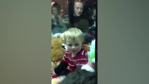 Little Boy Beats The Claw Game By Getting Inside