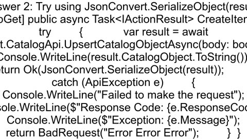 JSON return empty Array in JObject return type