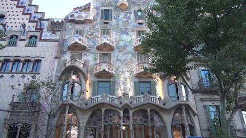 Barcelona Spain . Exploring Europe Gaudi House