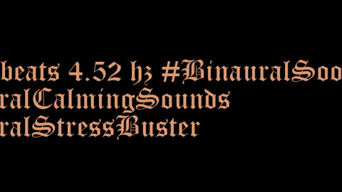 binaural_beats_4.52hz_AudioSphereHealingWaves BinauralSilence SoftMusic