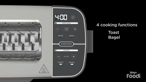 Ninja ST101 Foodi 2-in-1 Flip Toaster