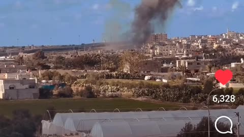 Israel Bombing Tents In Rafa