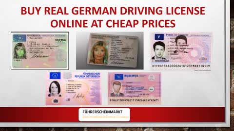 Buy real driving license online Germany