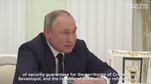 Putin tells UN chief Ukraine's stance on talk changed following provocative 'fake' Bucha claims