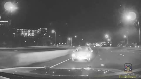 Dash cam footage shows trooper intercept wrong-way driver on Route 8