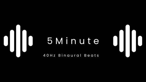 Beats to boost your mind #40 hz binaural Beats