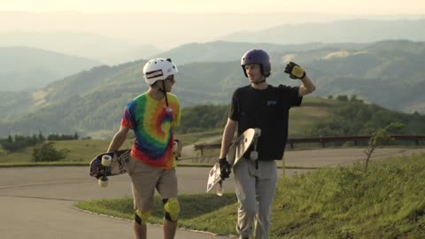 Longboarding __ Sunset Session in NC