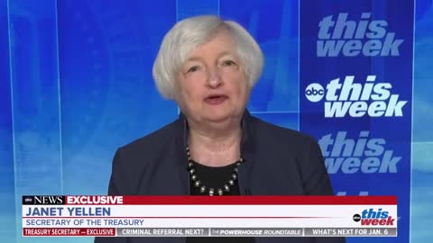 Treasury Secretary Janet Yellen: The economy