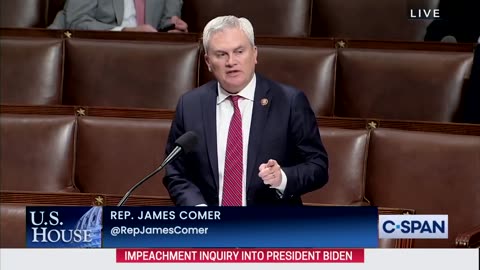 Rep. Comer Speaks Before Crucial Impeachment Inquiry Vote Targeting Joe Biden