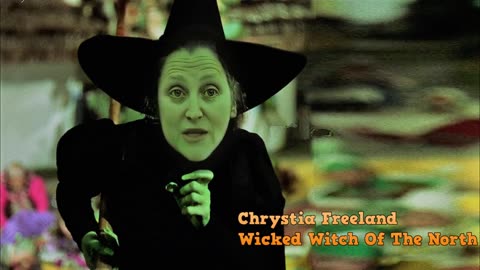 CHRYSTIA FREELAND WEF WITCH