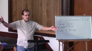 Bible Study - Galatians - 8 - 1:9-12 - The Standard, The Revelation of Jesus, The Doctrine of Inspiration