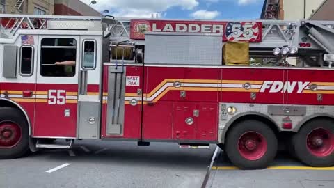 FDNY Ladder 55 Responding Modified from Quarters