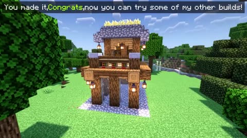 Starter house tutorial Minecraft gameplay