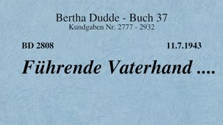 BD 2808 - FÜHRENDE VATERHAND ....