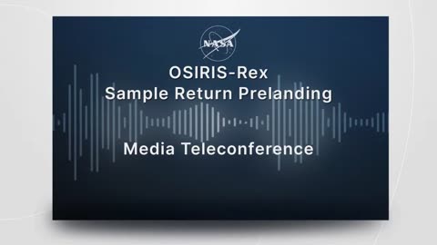 OSIRIS-Rex Sample Return Prelanding Sept. 22 2023