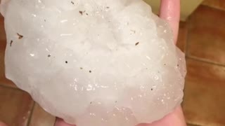 Large Hail Hits Home