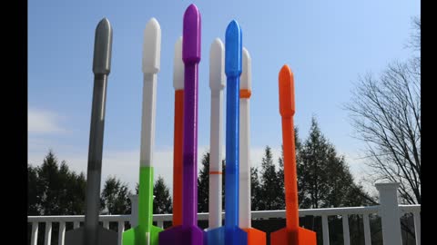 Flying 3D Printed Falcon Rocket