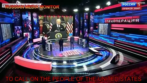 TV show in Russia is calling for regime change against Biden! *See description*