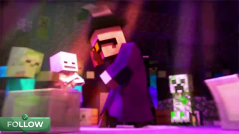 Minecraft animation video " Encounter of the Witch " watch video till end!!