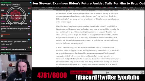 07.09.24 John Stewart Vs Joe Biden | Squad Backs Biden - Will Cowardly Politicians Lead Us to Ruin?