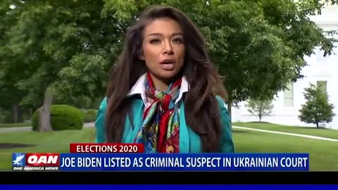 Joe Biden listed as Criminal Suspect in Ukrainian Court