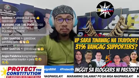 TRAYDOR DAW SI VP SARA? 31% VANGAG SUPPORTERS? VERUS INGGIT SA MGA DDS BLOGGERS?