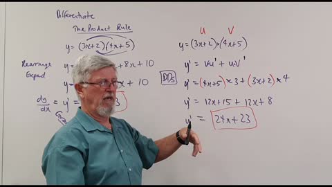 Math Calculus Set A 03 Differentiation Product Rule Introduction